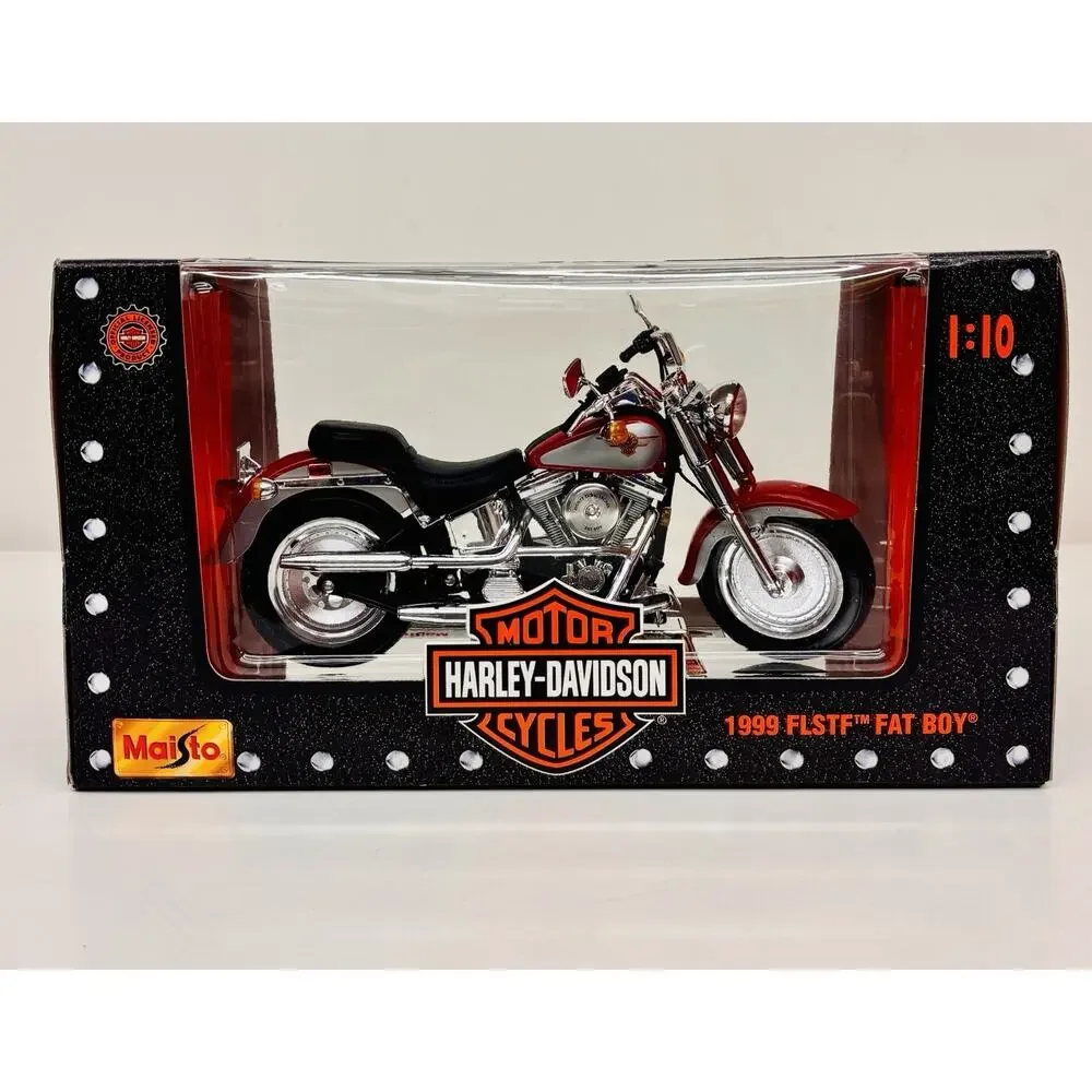 Maisto 1:10 Harley Davidson 1999 FLSTF Fat Boy Collector Edition 31606 Sealed